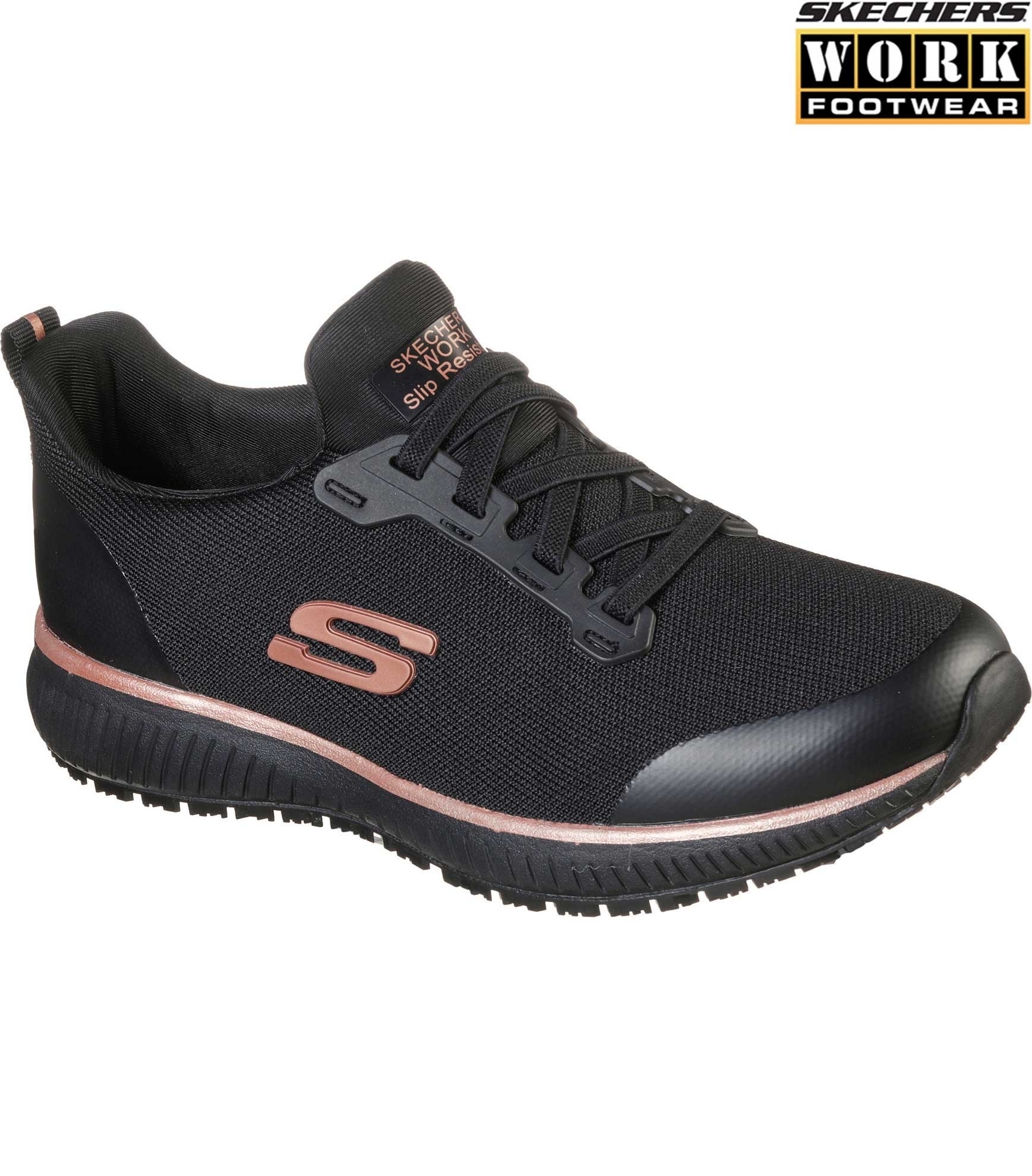 Skechers Squad Black/Rose Gold | Meltemi