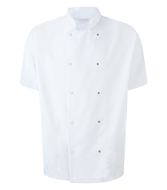 Picture of Unisex Short Sleeve Studded Chefs Jacket